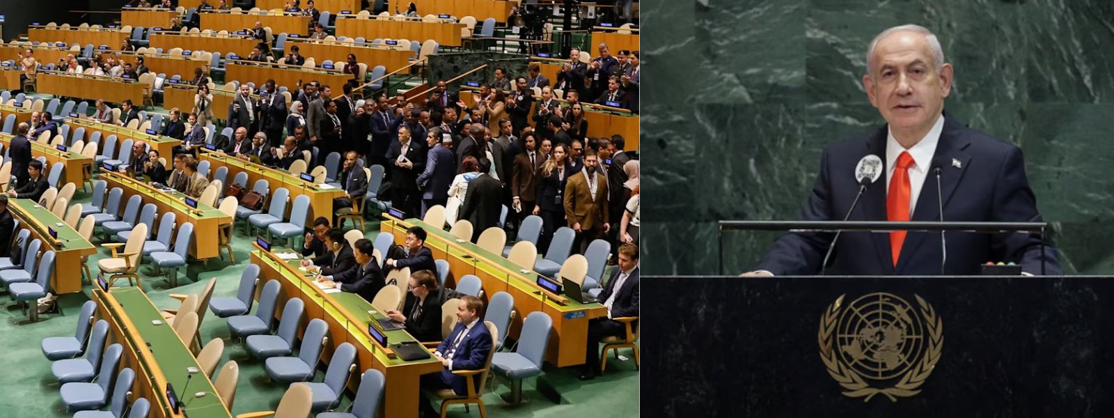 Dozens Walk Out As Netanyahu's UN Address Begins